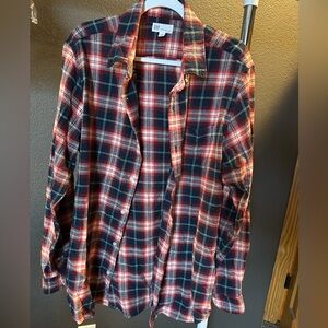 GAP Men's Multicolor Plaid Button Down Shirt